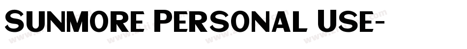 Sunmore Personal Use字体转换